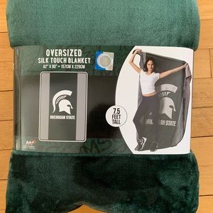 MSU Oversized Silk Touch Blanket